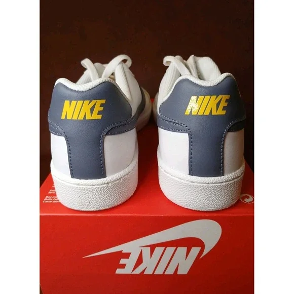 Nike Court Royale White Light Carbon Men's Sz 9.5 M Low Top Sneakers Shoes #1296